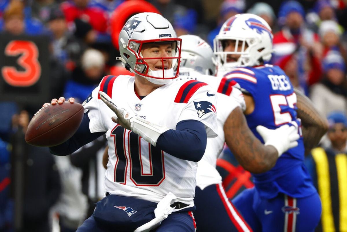 New England Patriots quarterback Mac Jones