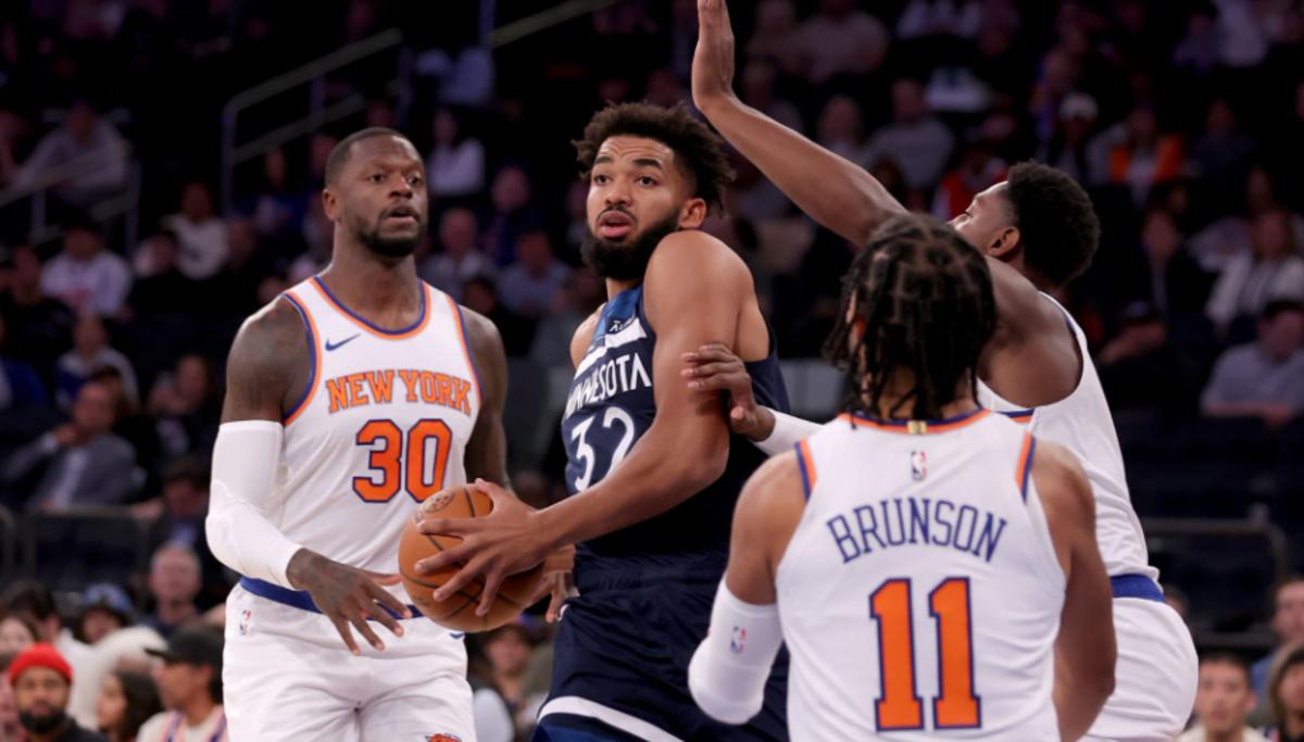 Towns (32) has averaged 23 points a game in Minnesota