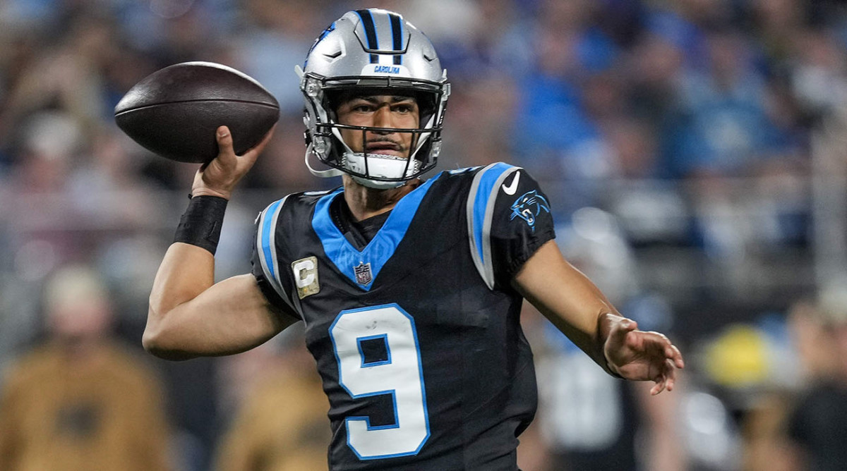 Carolina Panthers quarterback Bryce Young
