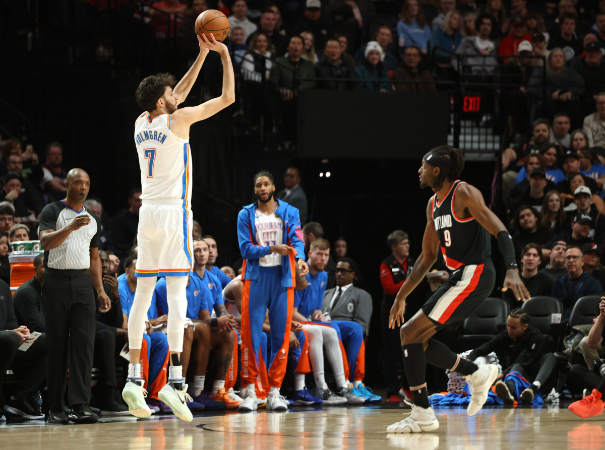Chet Holmgren, OKC Thunder, Jerami Grant, Portland Trail Blazers