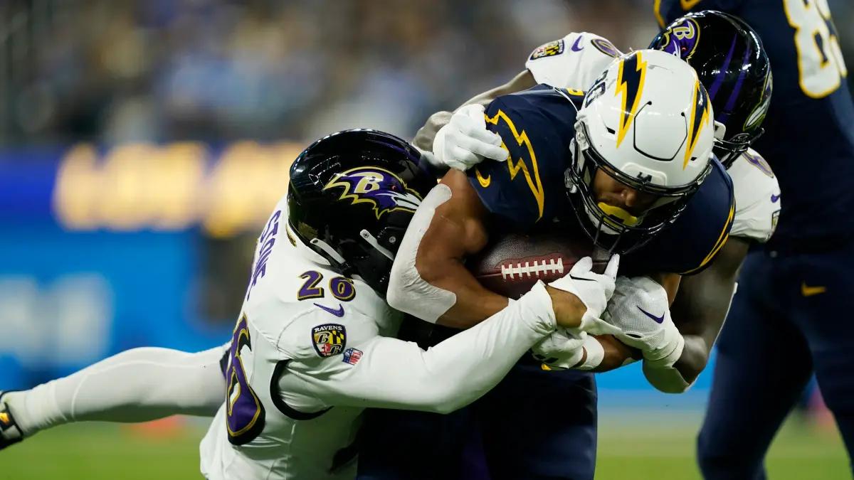 The Baltimore Ravens have the second-best scoring defense in the NFL, giving up just 16.8 points per game. 