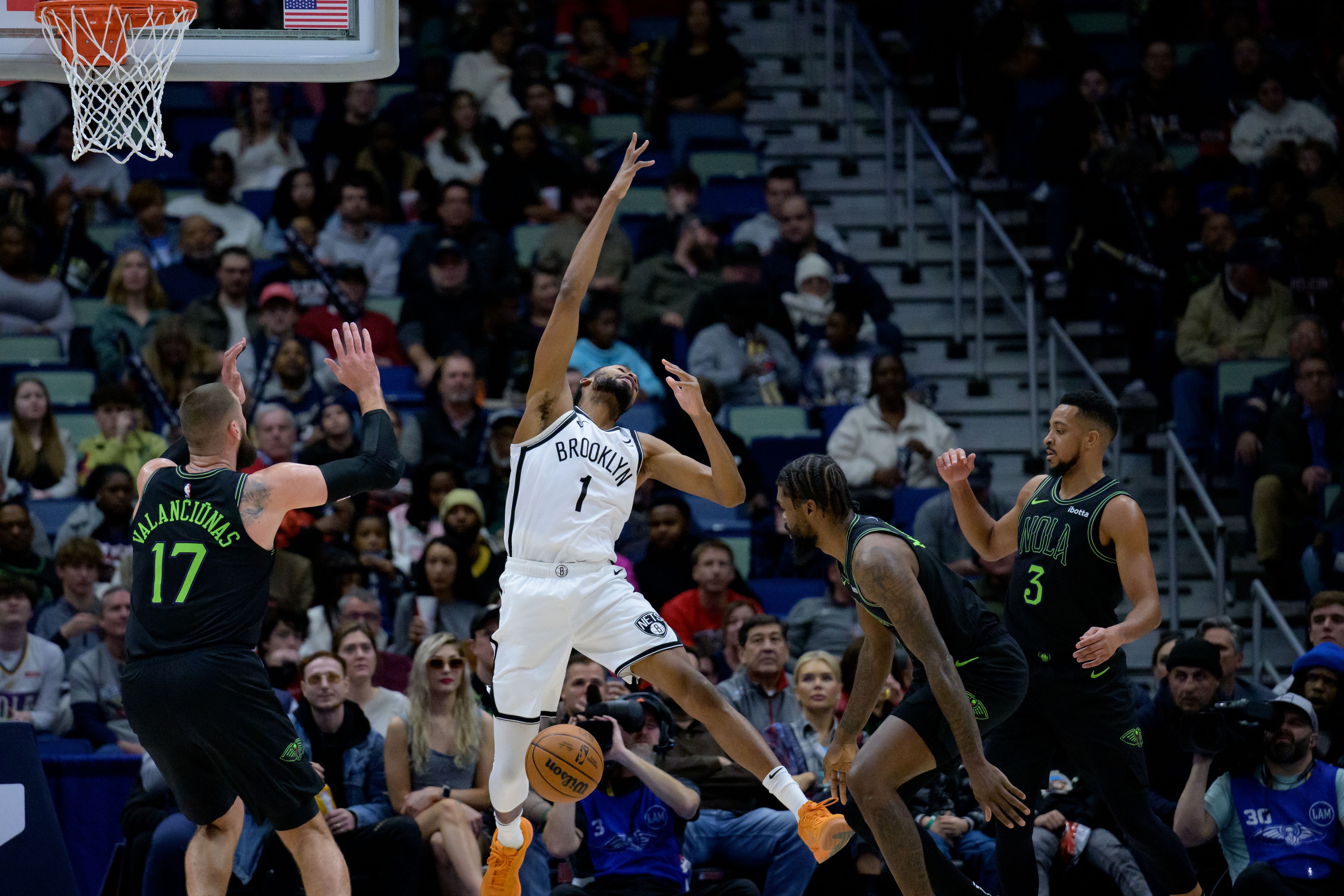 Brooklyn Nets forward Mikal Bridges
