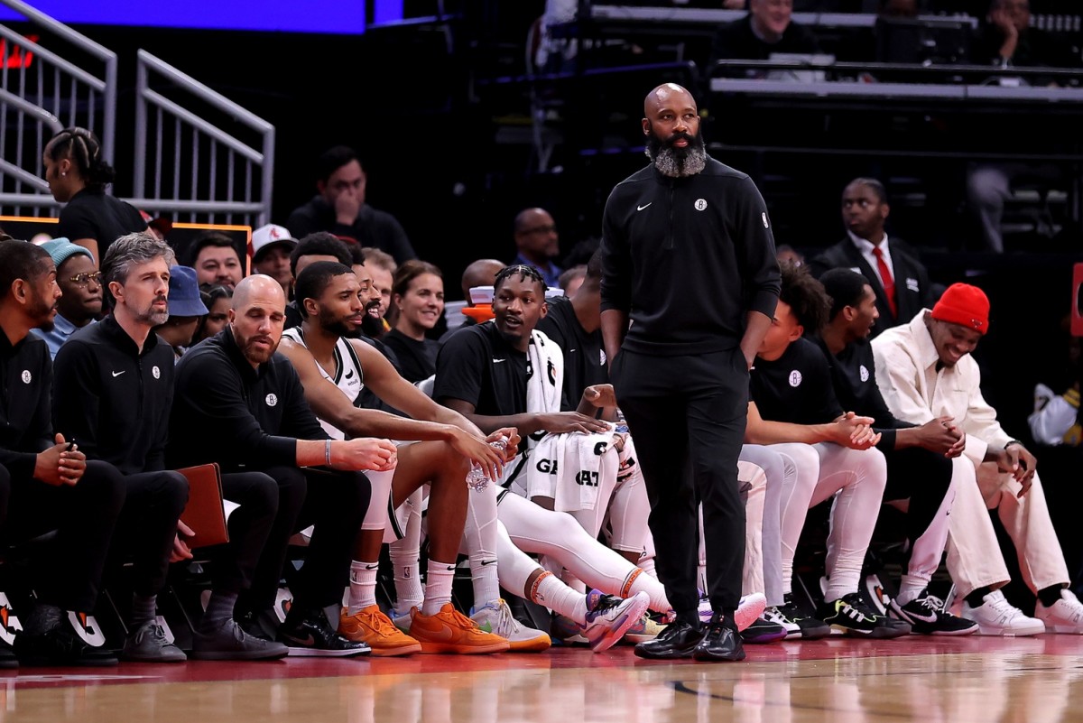 Brooklyn Nets head coach Jacque Vaughn