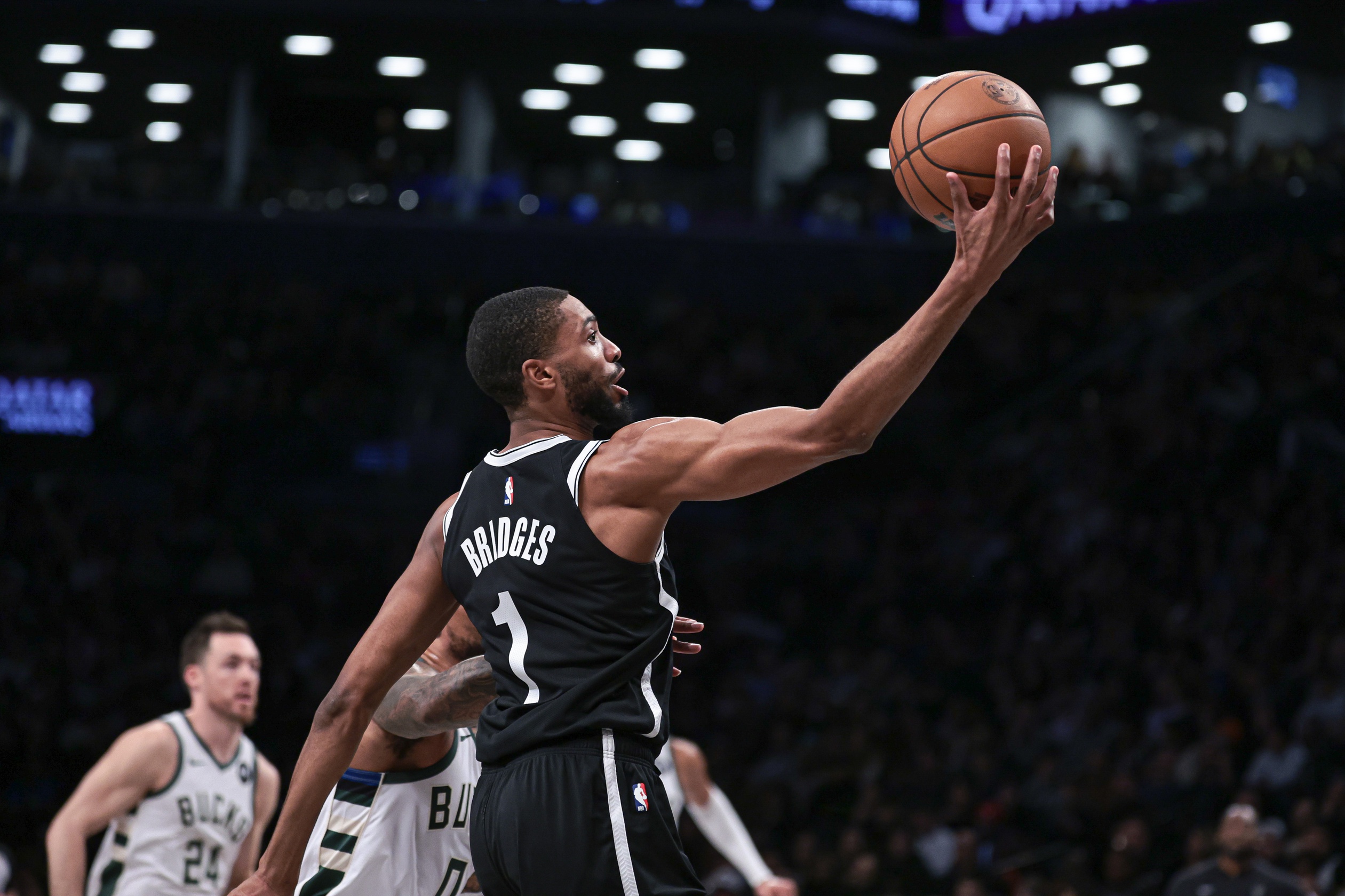 Brooklyn Nets forward Mikal Bridges 