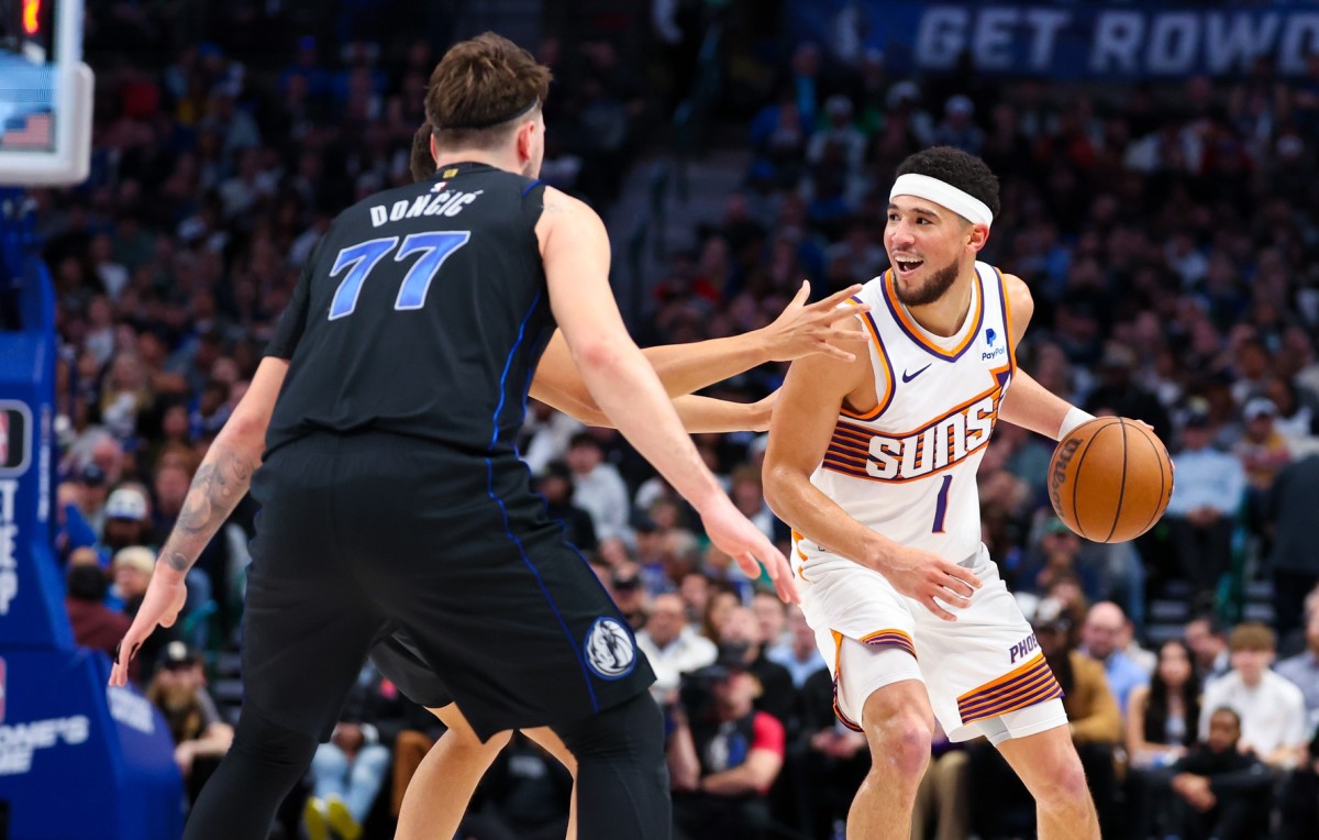 Luka Doncic, Dallas Mavericks, Devin Booker, Phoenix Suns